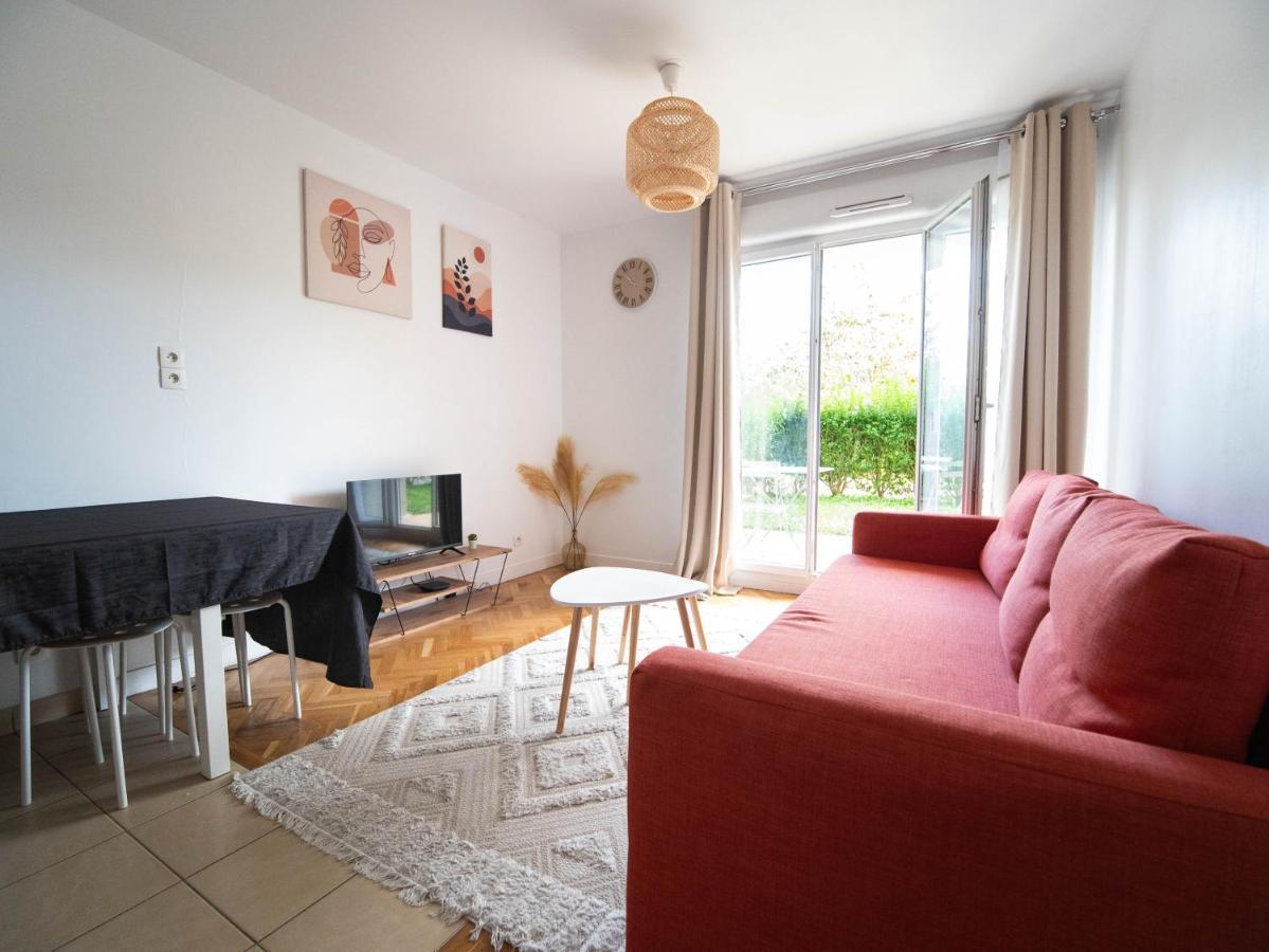 Appartement 10 Mins Disneyland - Jardin Et Parking Montévrain Eksteriør billede
