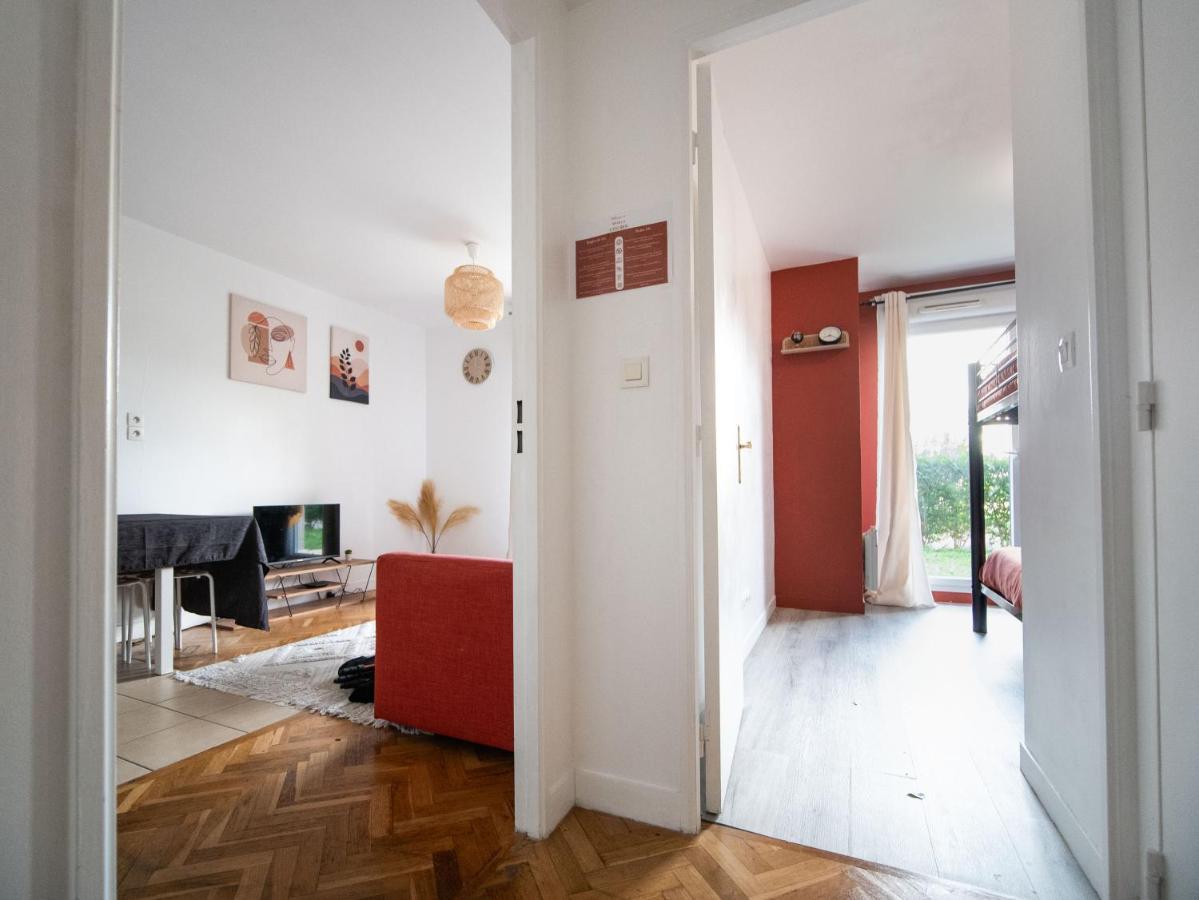 Appartement 10 Mins Disneyland - Jardin Et Parking Montévrain Eksteriør billede